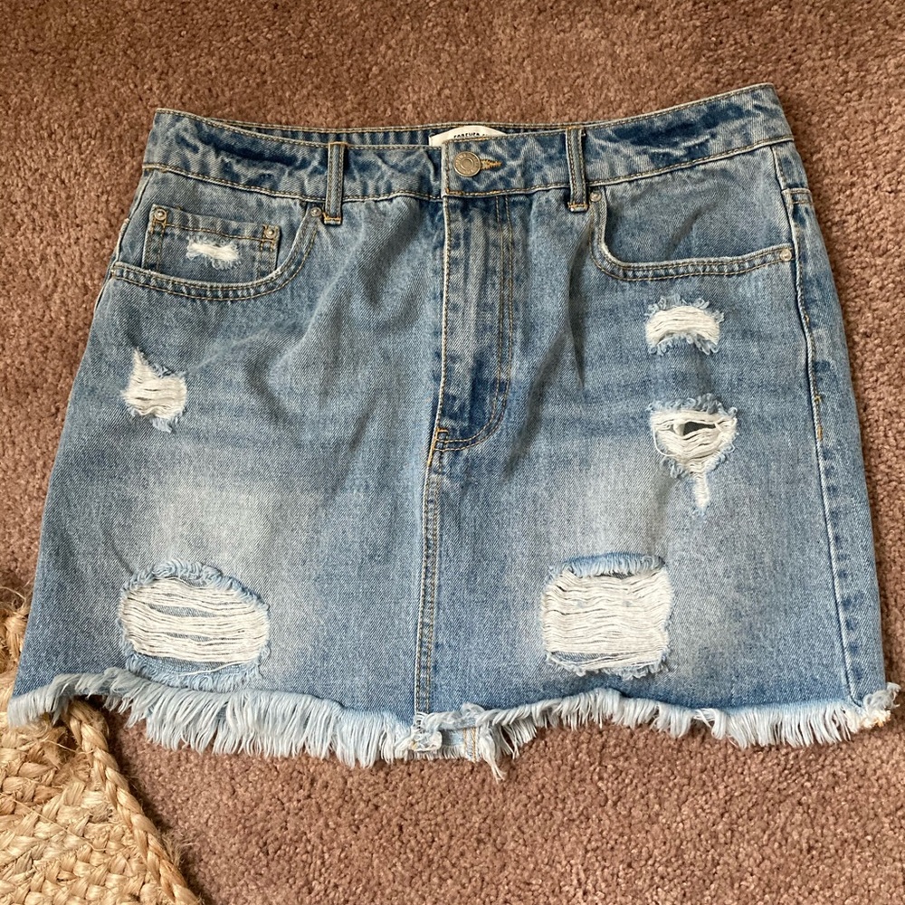 Forever 21 Jean Skirt